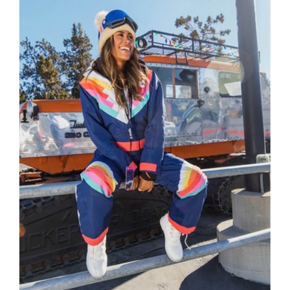 Tipsy Elves Snow Suits for Women - Retro Women's Insulated Ski Suit Small NWT